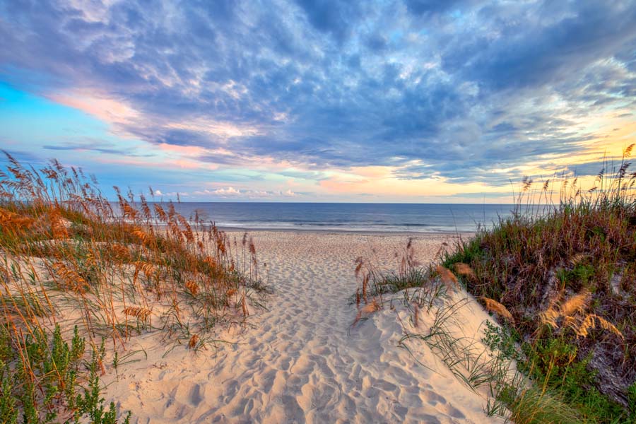 Blog - Beachy Sunset of North Carolina Beaches During the Summer